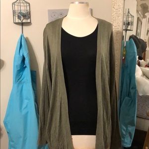 Olive Green Cardigan